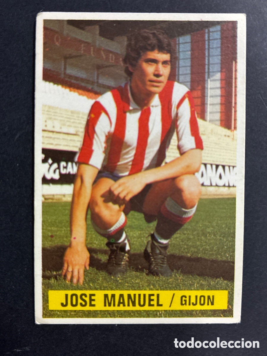 Fu&szlig;ball-Sticker: CROMO FUTBOL SIN PEGAR JOSE MANUEL GIJON LIGA 1974 - 1975 EDITORIAL ESTE