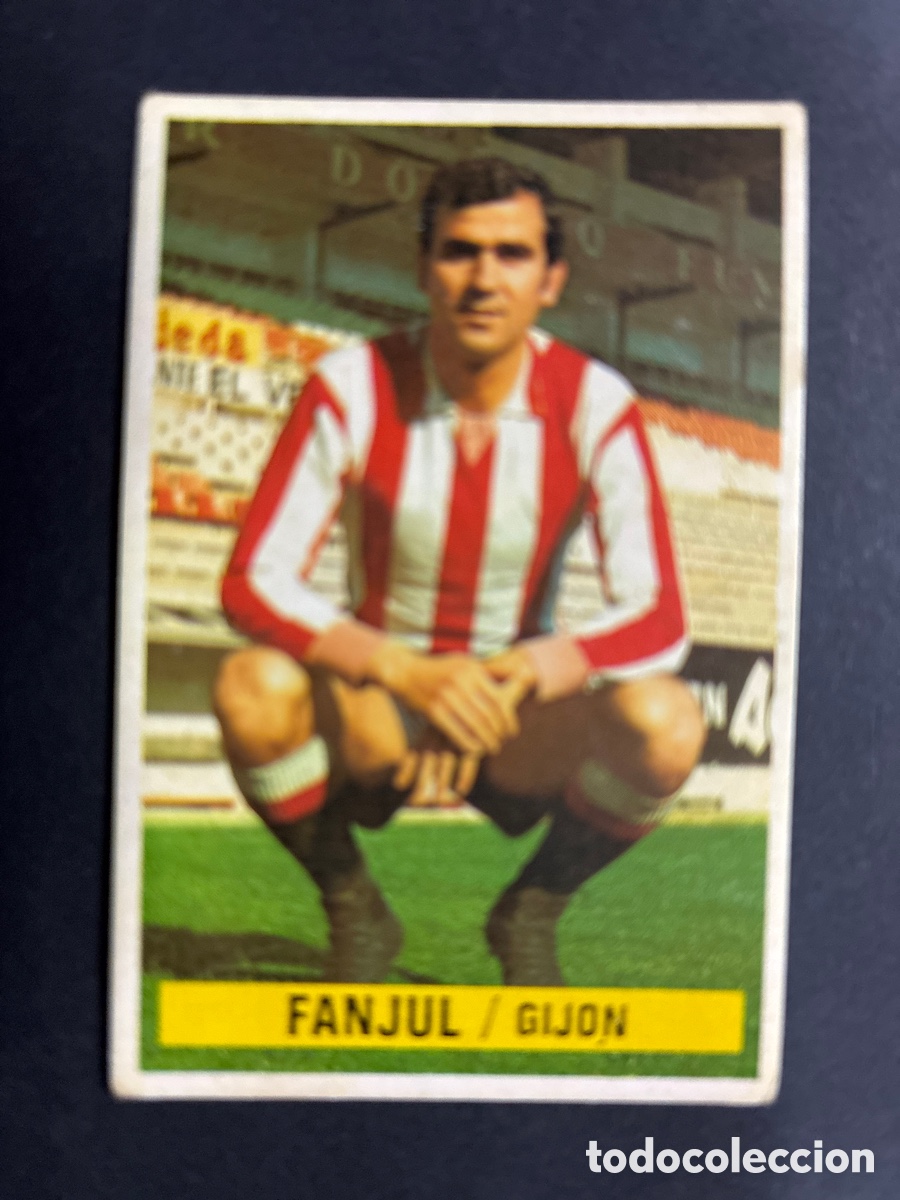 Fu&szlig;ball-Sticker: CROMO FUTBOL SIN PEGAR FANJUL GIJON LIGA 1974 - 1975 EDITORIAL ESTE