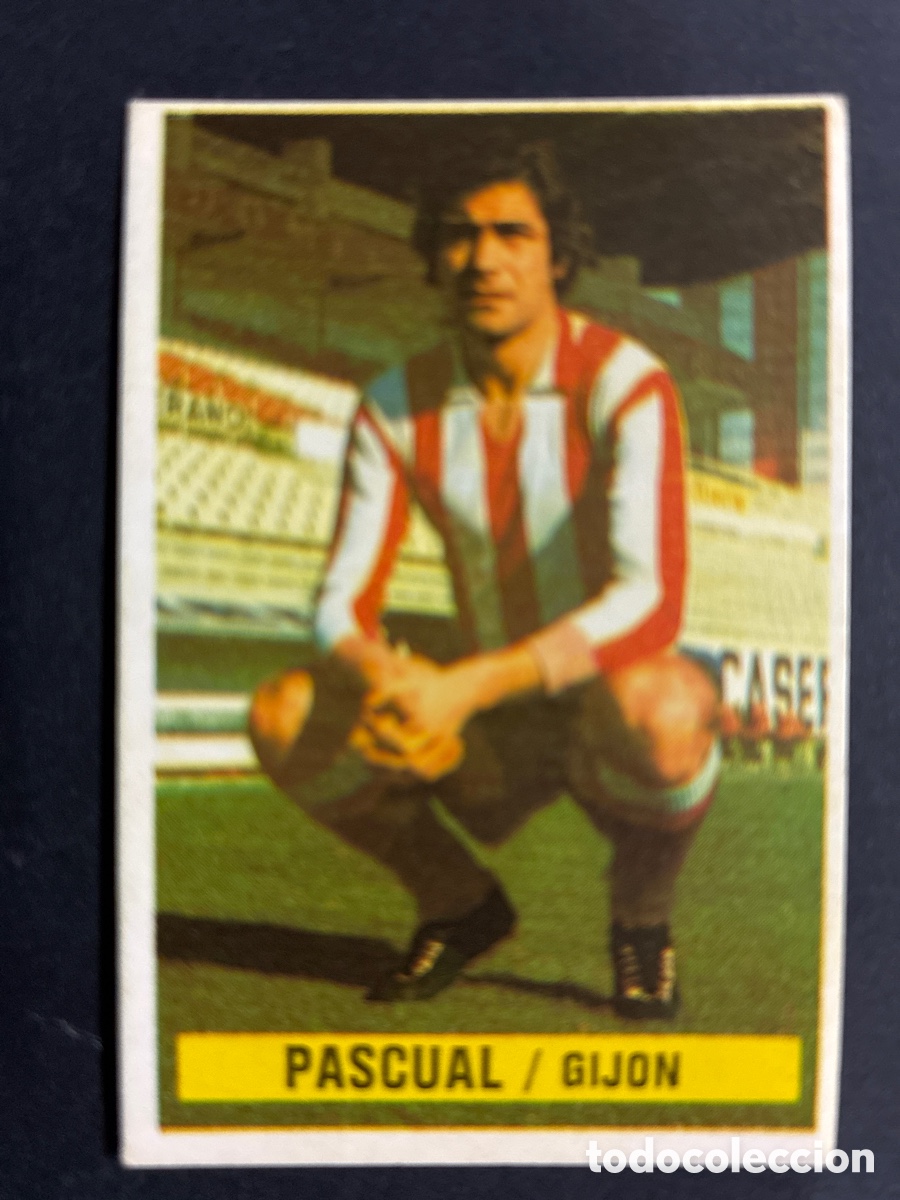 Fu&szlig;ball-Sticker: CROMO FUTBOL SIN PEGAR PASCUAL GIJON LIGA 1974 - 1975 EDITORIAL ESTE