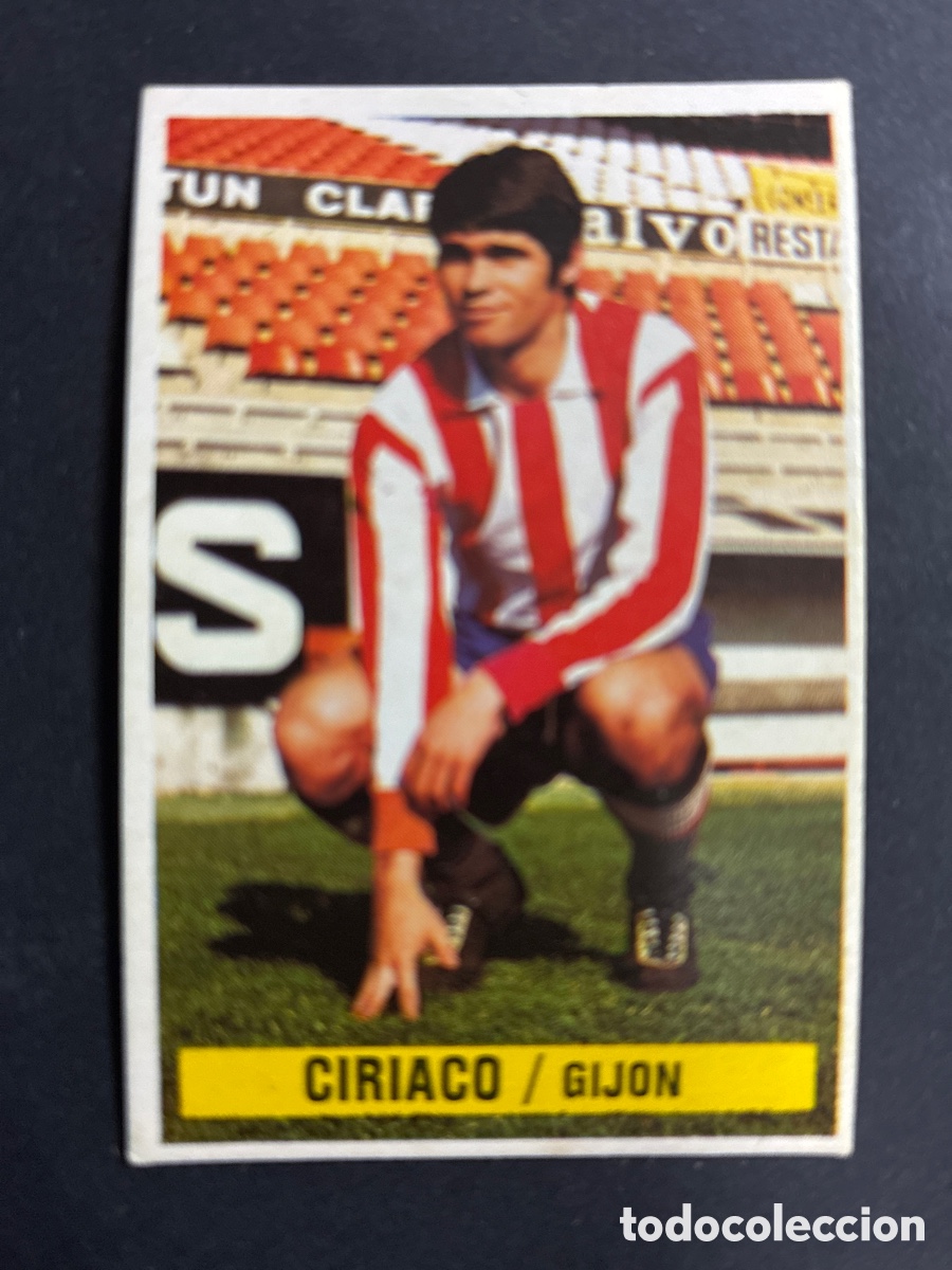 Football Stickers: CROMO FUTBOL SIN PEGAR CIRIACO GIJON LIGA 1974 - 1975 EDITORIAL ESTE