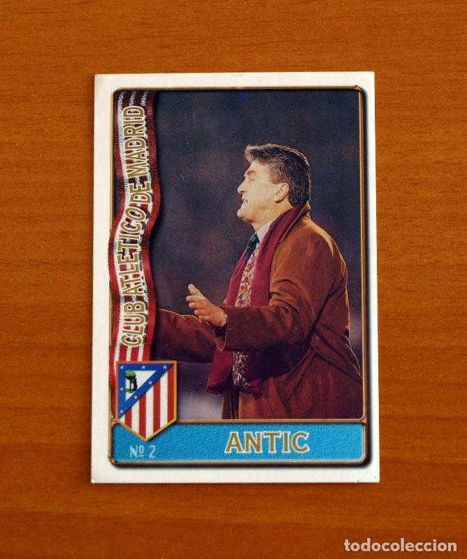 Cromos de f&uacute;tbol: Atl&eacute;tico de Madrid -N&ordm; 2 Radomir Antic -Mundicromo Las Fichas de la Liga de F&uacute;tbol 1996-1997-96-97