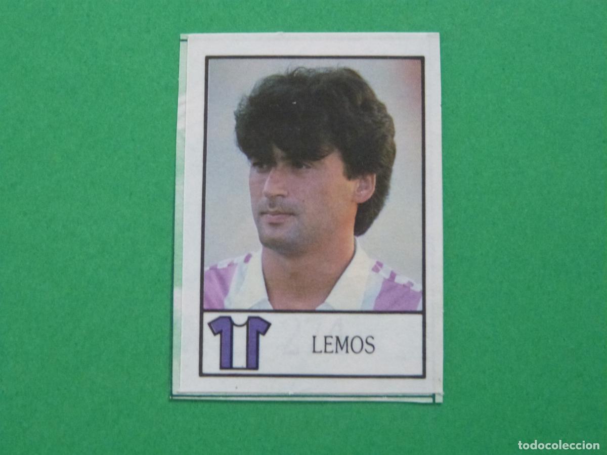 Cromos de F&uacute;tbol: LEMOS REAL VALLADOLID CASAJUS REAL ZARAGOZA RECORTADO N&ordm; 274-289 BOLLYCAO 1987-1988/87-88