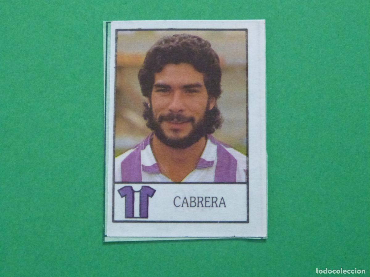 Cromos de F&uacute;tbol: CABRERA REAL VALLADOLID PINEDA REAL ZARAGOZA RECORTADO N&ordm; 285-296 BOLLYCAO 1987-1988/87-88