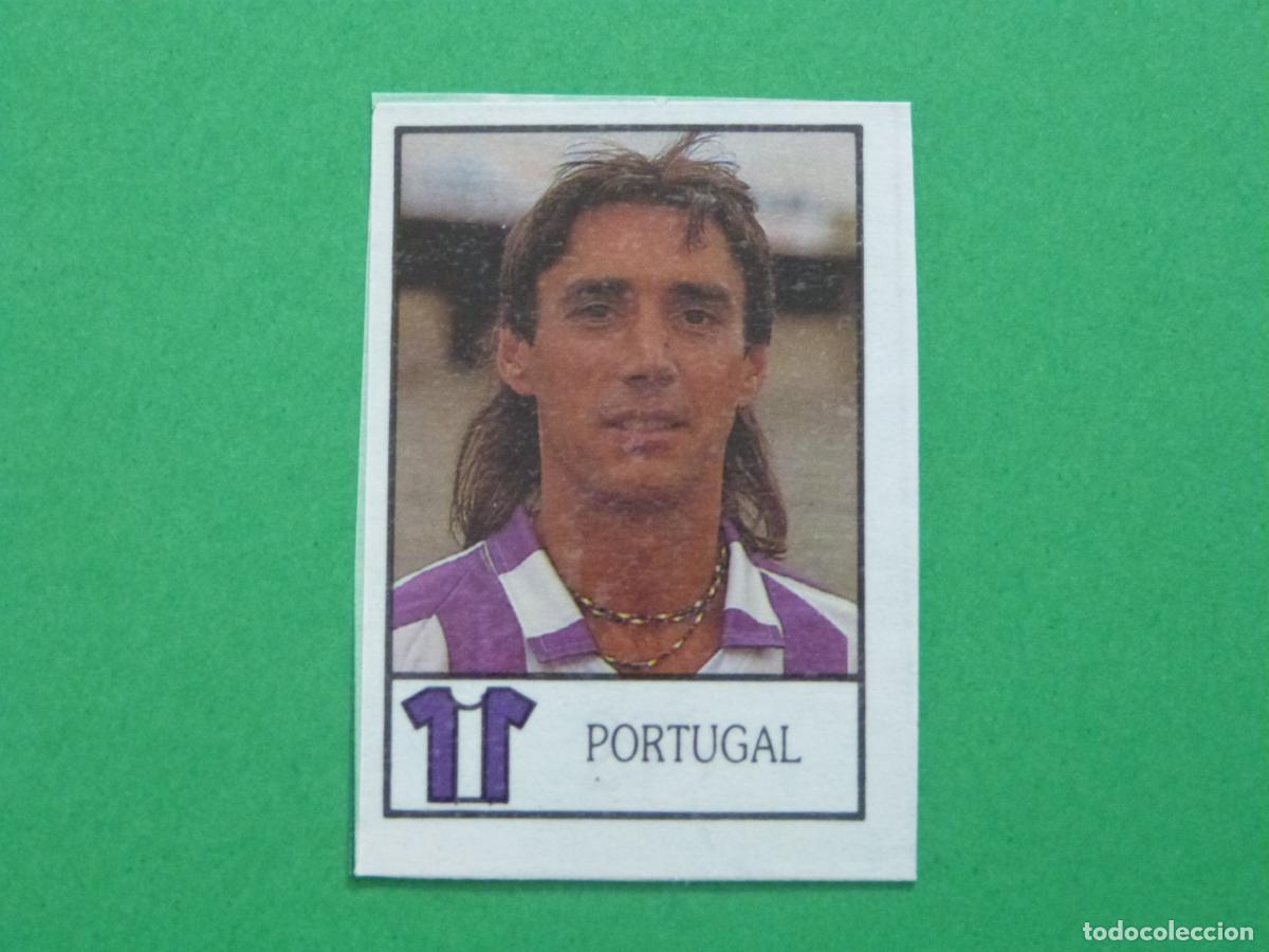 Cromos de F&uacute;tbol: PORTUGAL REAL VALLADOLID JUAN CARLOS REAL ZARAGOZA RECORTADO N&ordm; 279-293 BOLLYCAO 1987-1988/87-88