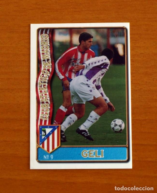 Fu&szlig;ball-Sticker: Atl&eacute;tico Madrid -N&ordm; 9 Geli -Mundicromo Las Fichas de la Liga de F&uacute;tbol 1996-1997-96-97