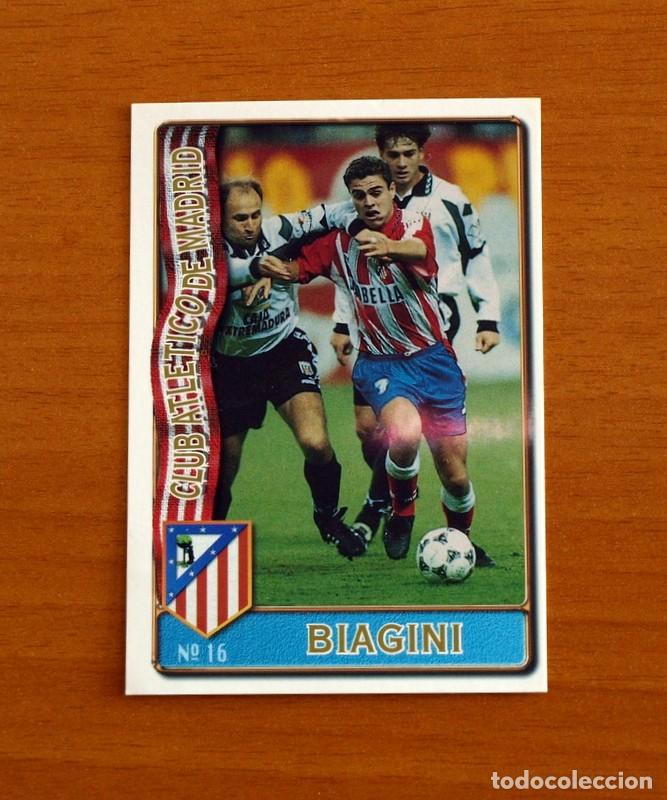 Figurine di Calcio: Atl&eacute;tico Madrid -N&ordm; 16 Biagini -Mundicromo Las Fichas de la Liga de F&uacute;tbol 1996-1997-96-97