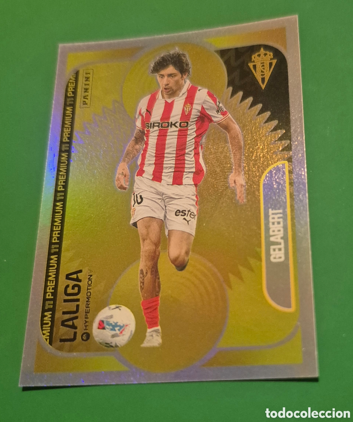 Cromos de f&uacute;tbol: GELABERT PREMIUM 11 SPORTING GIJON LIGA HYPERMOTION 2025 2026 25 26 PANINI