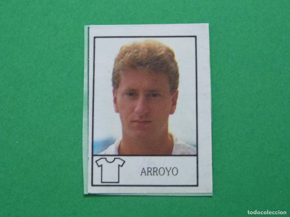 Cromos de F&uacute;tbol: ARROYO VALENCIA C.F. VILLA SPORTING DE GIJON RECORTADO N&ordm; 267-254 BOLLYCAO 1987-1988/87-88