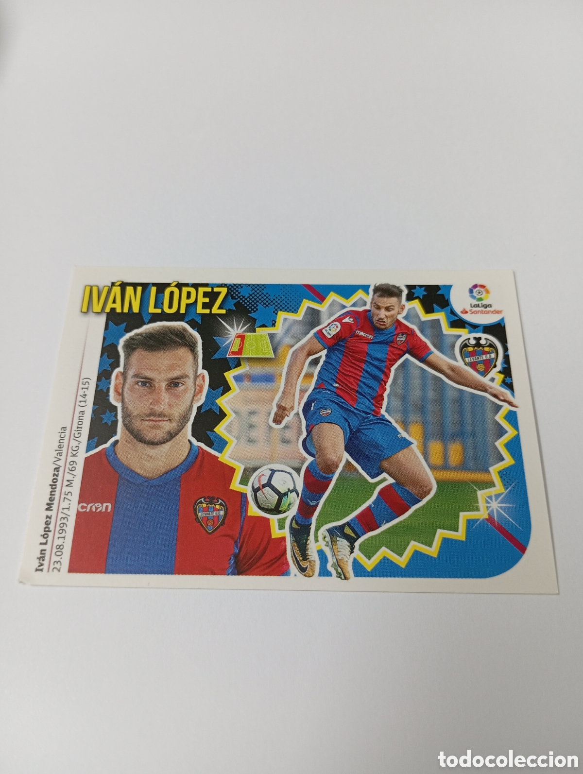 Fu&szlig;ball-Sticker: Iv&aacute;n L&oacute;pez 8 B Levante liga este 18-19 panini 2018 2019