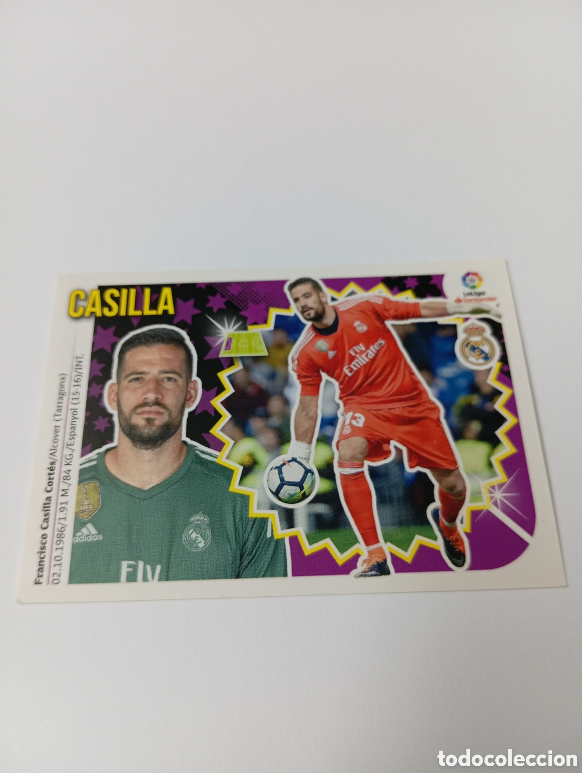 Fu&szlig;ball-Sticker: Casilla 2 Real Madrid liga este 18-19 panini 2018 2019