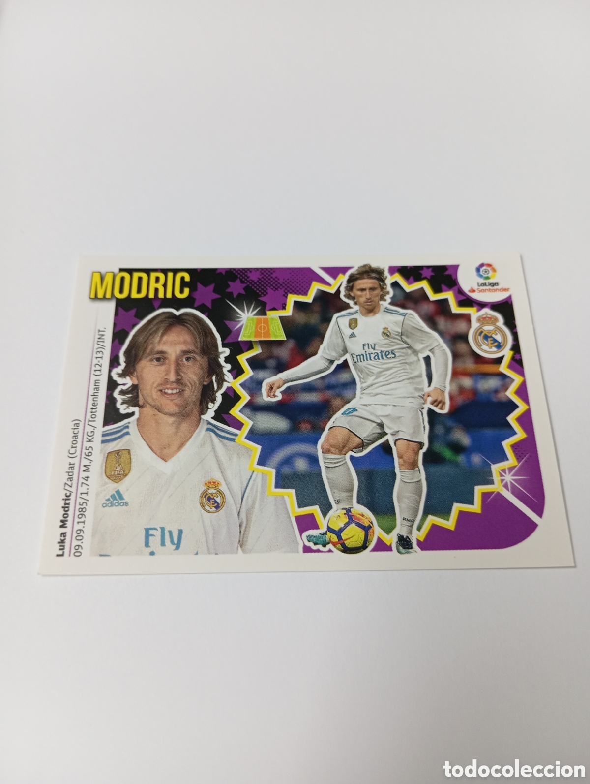 Cromos de F&uacute;tbol: Modric 10 Real Madrid liga este 18-19 panini 2018 2019
