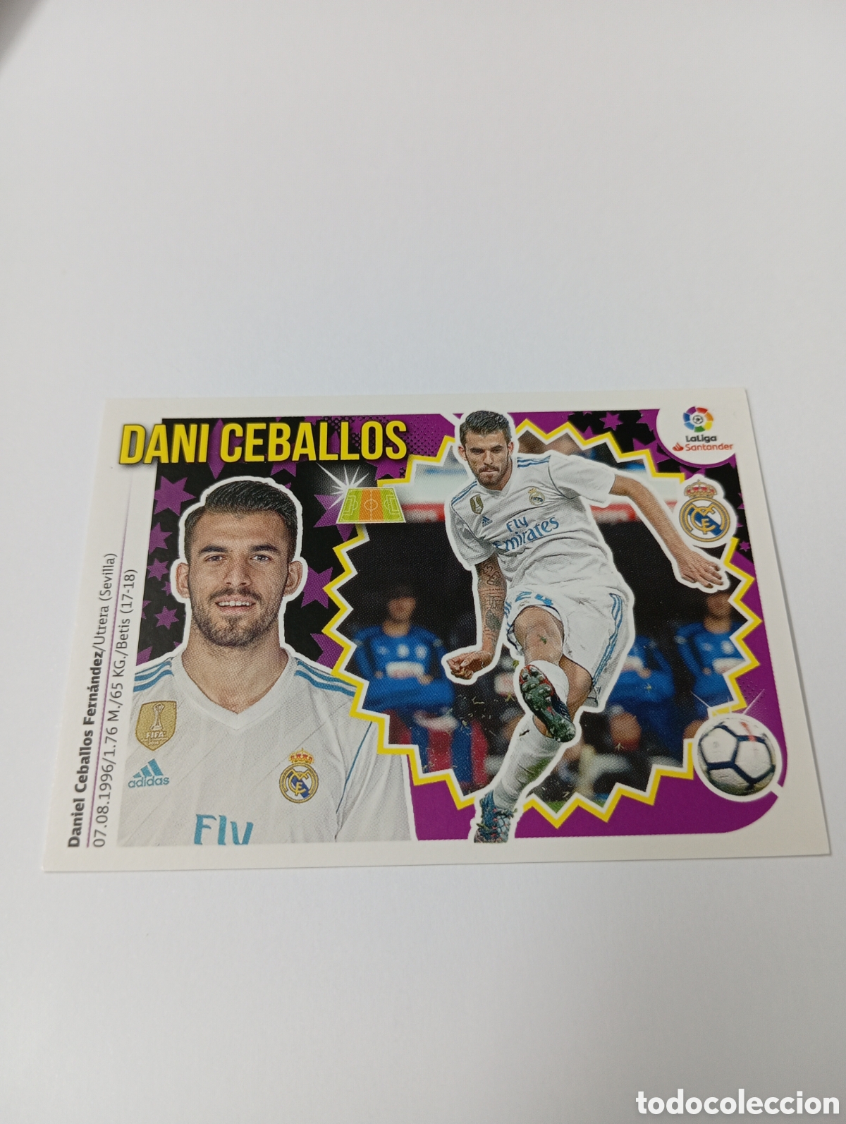 Fu&szlig;ball-Sticker: Dani Ceballos 13 B Real Madrid liga este 18-19 panini 2018 2019
