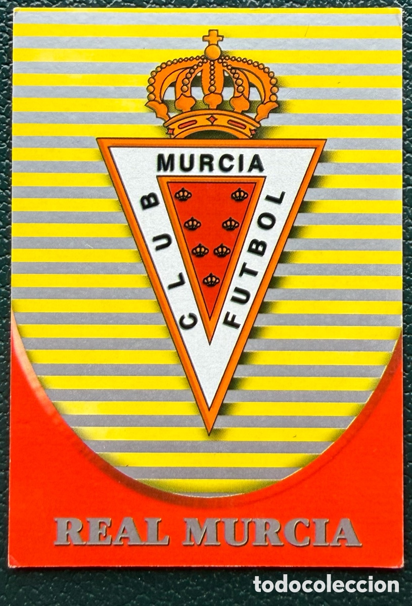 Cromos de Futebol: 566 ESCUDO REAL MURCIA FICHAS ALBUM MUNDICROMO 2002 2003 02 03