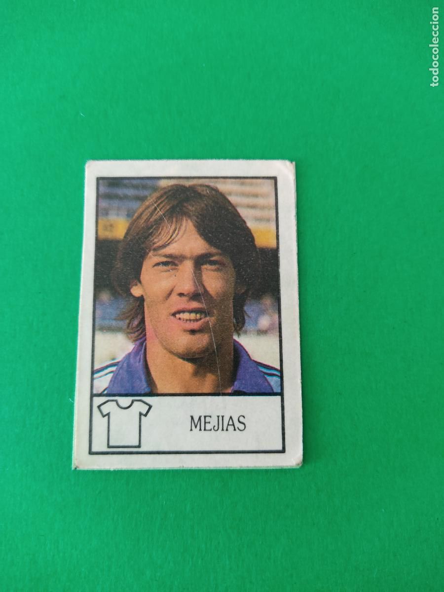 Cromos de F&uacute;tbol: MEJIAS REAL ZARAGOZA PE&Ntilde;A REAL VALLADOLID RECORTADO N&ordm; 300-281 BOLLYCAO 1987-1988/87-88