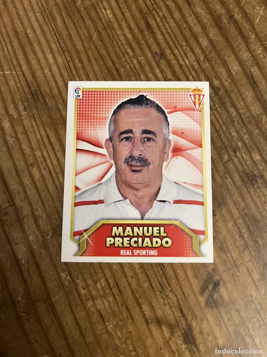 Cromos de F&uacute;tbol: CROMO SIN PEGAR NUNCA PEGADO ALBUM LIGA ESTE 11 12 2011 2012 SPORTING GIJON ENTRENADOR PRECIADO