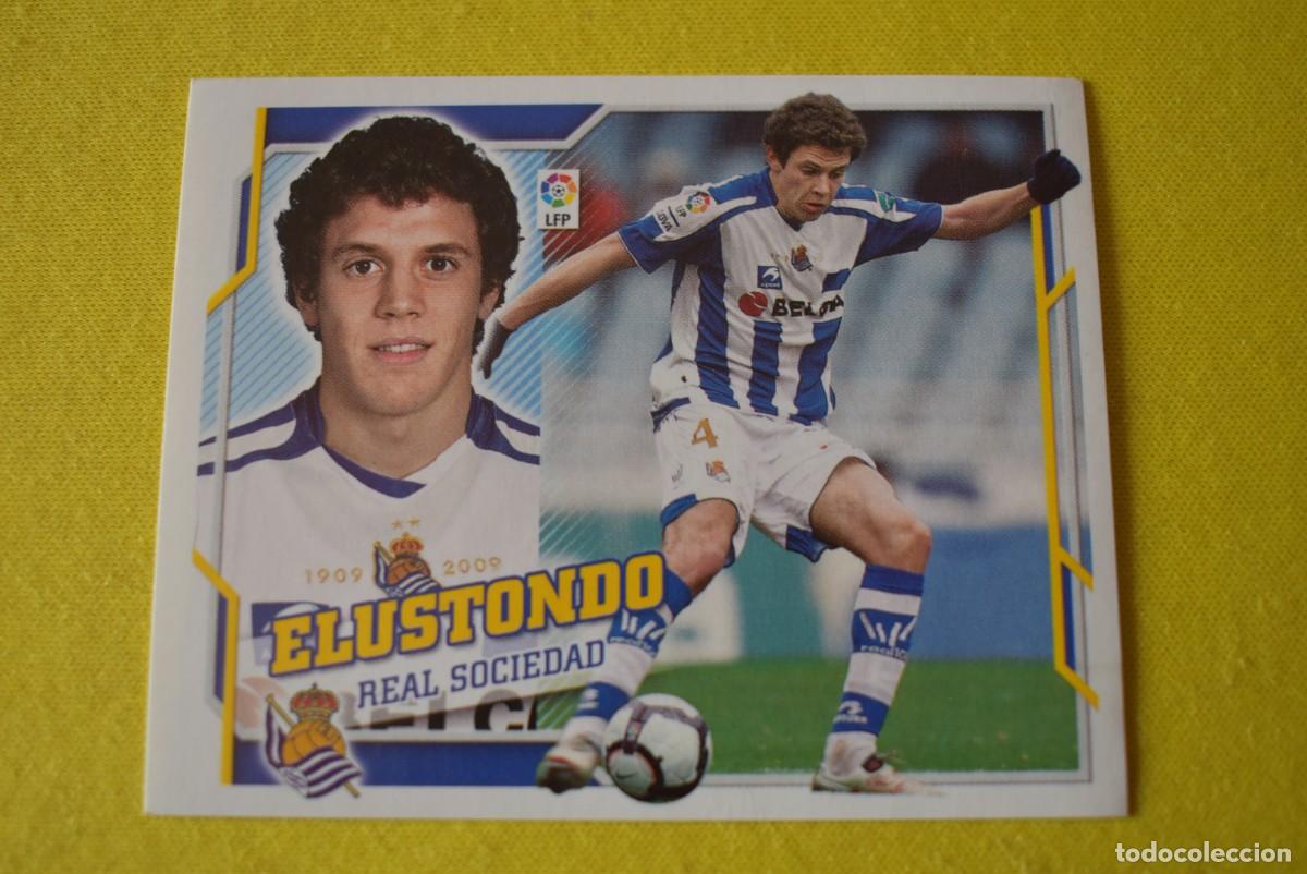 Figurine di Calcio: Cromo Liga 2010 2011. 10 11. Elustondo. Real Sociedad. N &ordm; 11 A. Colecciones ESTE. Sin pegar