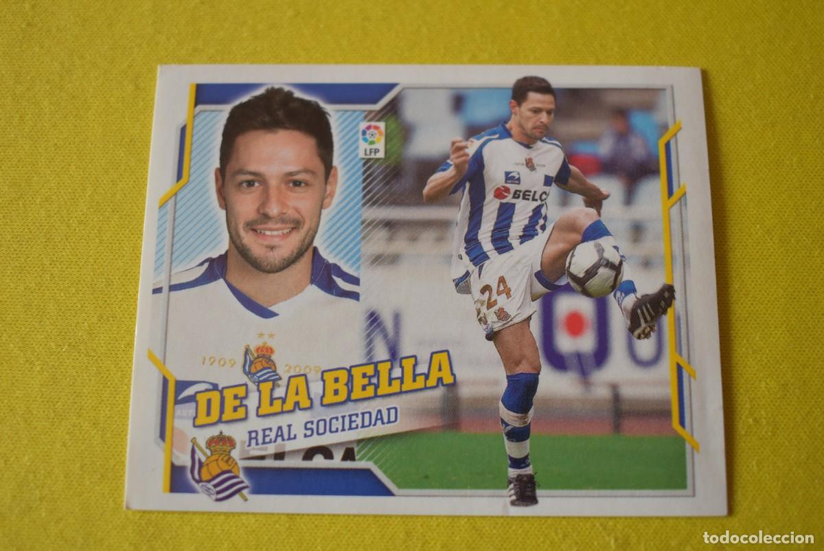 Figurine di Calcio: Cromo Liga 2010 2011. 10 11. De la Bella. Real Sociedad. N &ordm; 7 A. Colecciones ESTE. Sin pegar