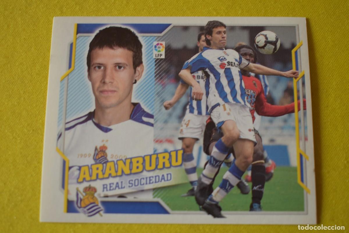 Cromos de F&uacute;tbol: Cromo Liga 2010 2011. 10 11. Aramburu. Real Sociedad. N &ordm; 10. Colecciones ESTE. Sin pegar