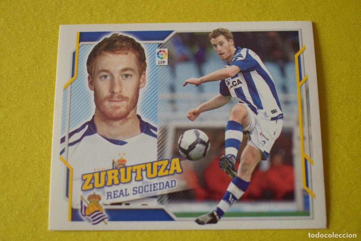 Football Stickers: Cromo Liga 2010 2011. 10 11. Zurutuza. Real Sociedad. N &ordm; 13. Colecciones ESTE. Sin pegar