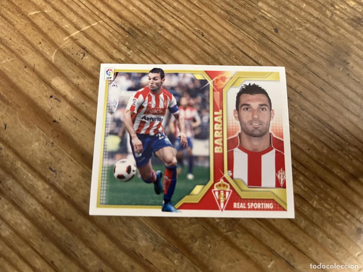 Cromos de F&uacute;tbol: CROMO SIN PEGAR NUNCA PEGADO ALBUM LIGA ESTE 11 12 2011 2012 SPORTING GIJON # 15 BARRAL
