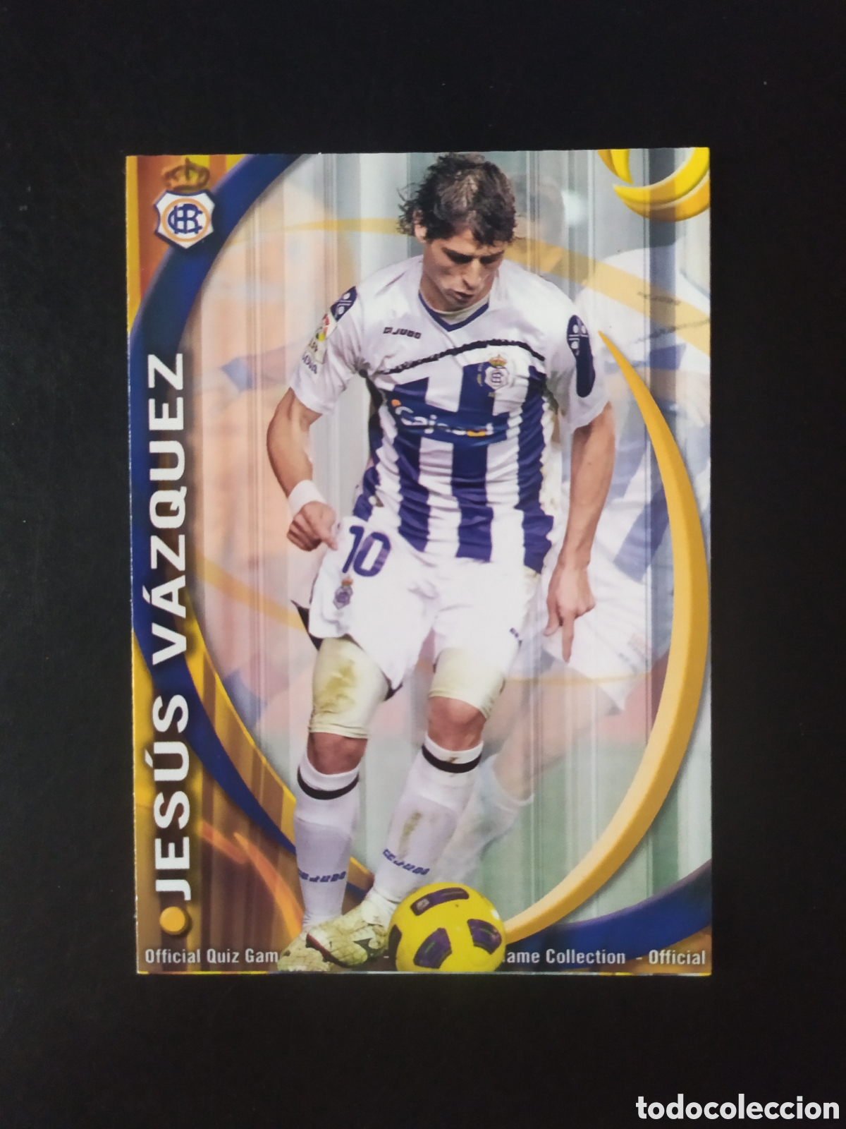 Cromos de F&uacute;tbol: Mundicromo fichas Liga 2010 2011 10 11 Jes&uacute;s V&aacute;zquez n&deg; 891 Recreativo Huelva