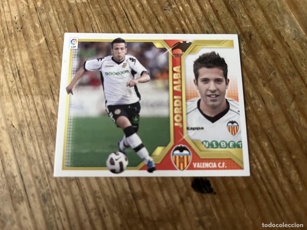 Fu&szlig;ball-Sticker: CROMO SIN PEGAR NUNCA PEGADO ALBUM LIGA ESTE 11 12 2011 2012 VALENCIA # 6B JORDI ALBA