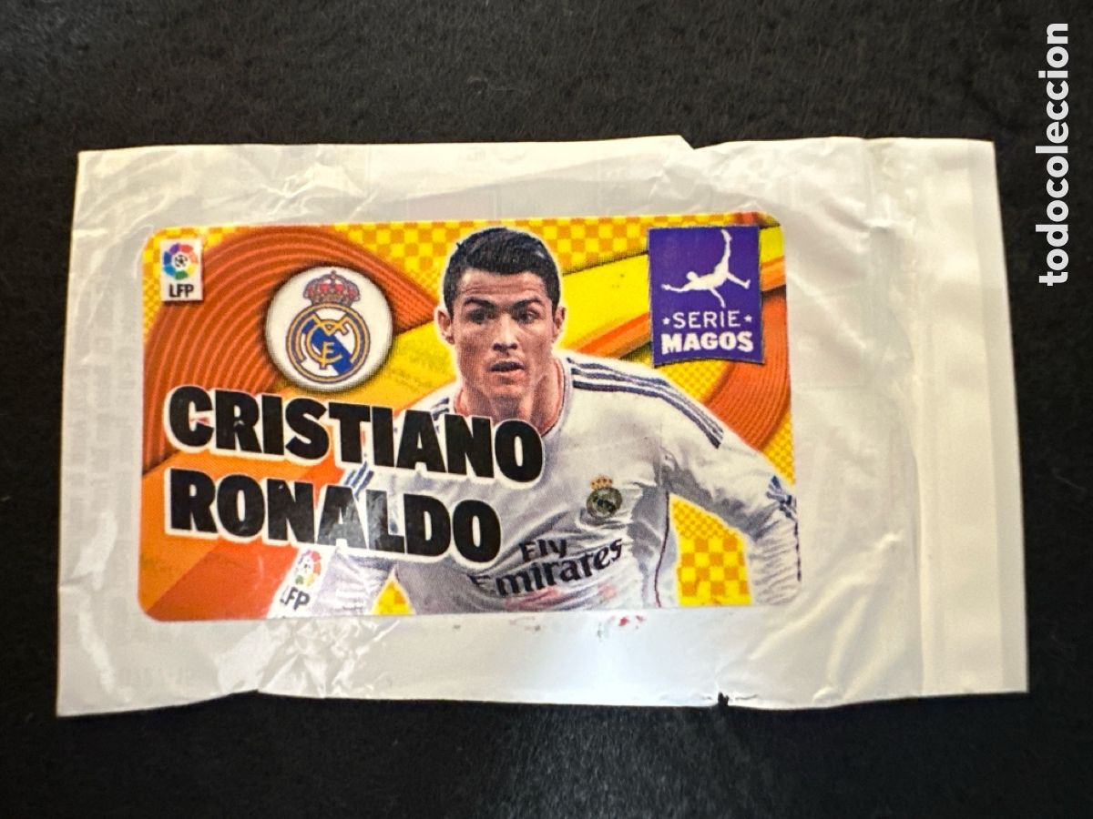 Football Stickers: CRISTIANO RONALDO REAL MADRID CROMO CHICLE LIGA ESTE 2014-2015 14 15 NUNCA PEGADO