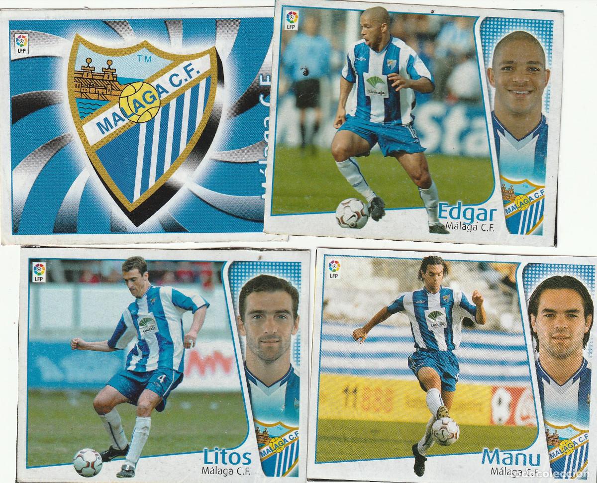 Fu&szlig;ball-Sticker: 10382 - 4 CROMO RECUPERADOS LIGA ESTE 04 05 MALAGA, C.F.