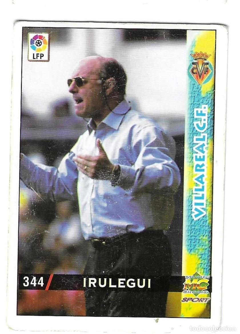 Cromos de F&uacute;tbol: IRULEGUI - VILLARREAL - LIGA 98-99 - 344 MUNDI CROMO