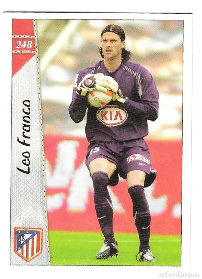 Cromos de F&uacute;tbol: LEO FRANCO - ATLETICO MADRID - LIGA 2007 - 248 MUNDI CROMO