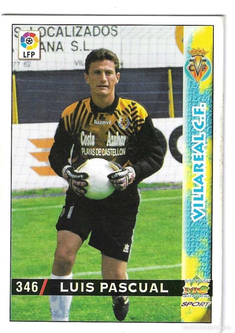 Cromos de F&uacute;tbol: LUIS PASCUAL - VILLARREAL - LIGA 98-99 - 346 MUNDI CROMO