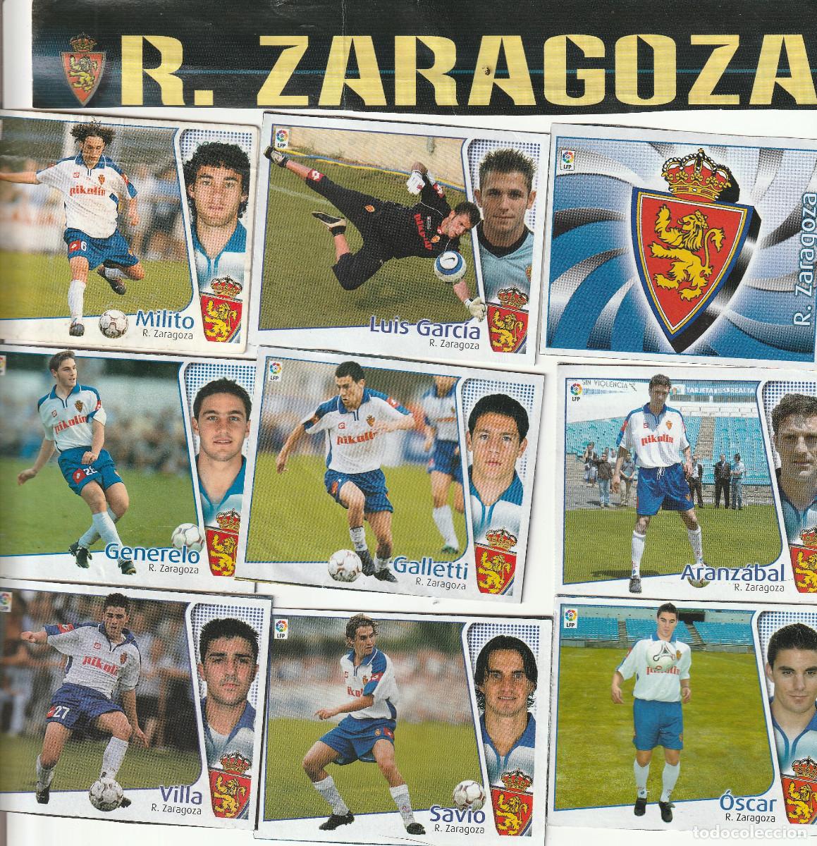 Cromos de F&uacute;tbol: 10382 -9 CROMO RECUPERADOS LIGA ESTE 04 05 REAL ZARAGOZA