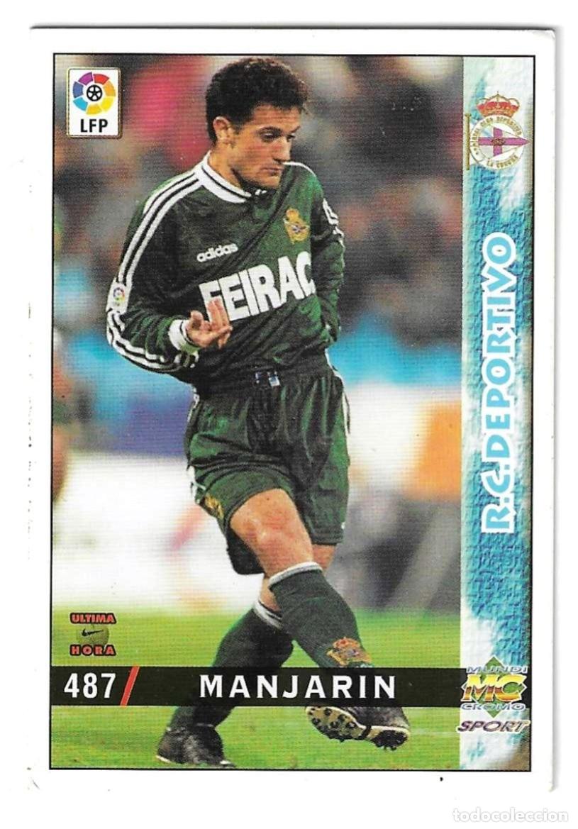 Cromos de F&uacute;tbol: MANJARIN - DEPORTIVO CORU&Ntilde;A - LIGA 98-99 - 487 MUNDI CROMO
