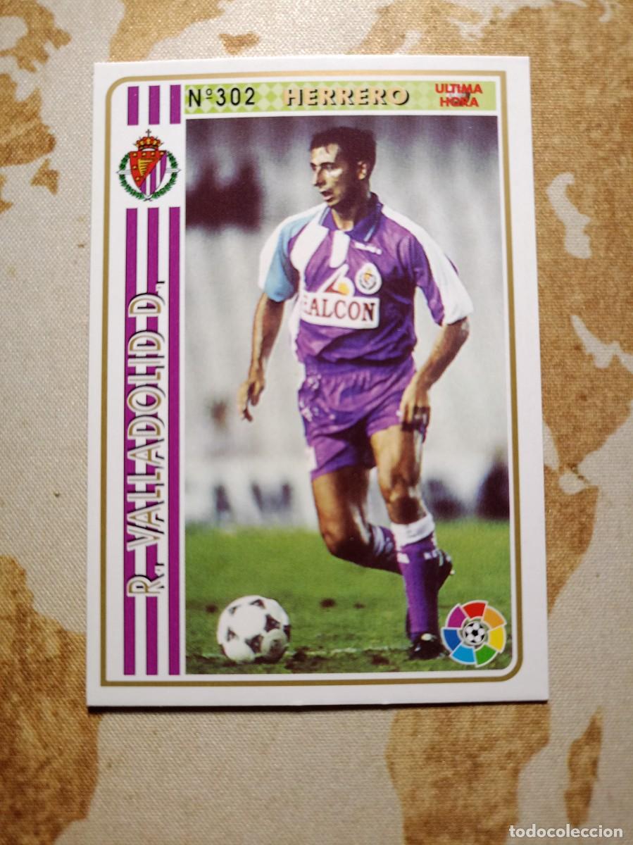 Figurine di Calcio: Valladolid 302 HERRERO &Uacute;ltima hora Mundicromo la liga 1994-95