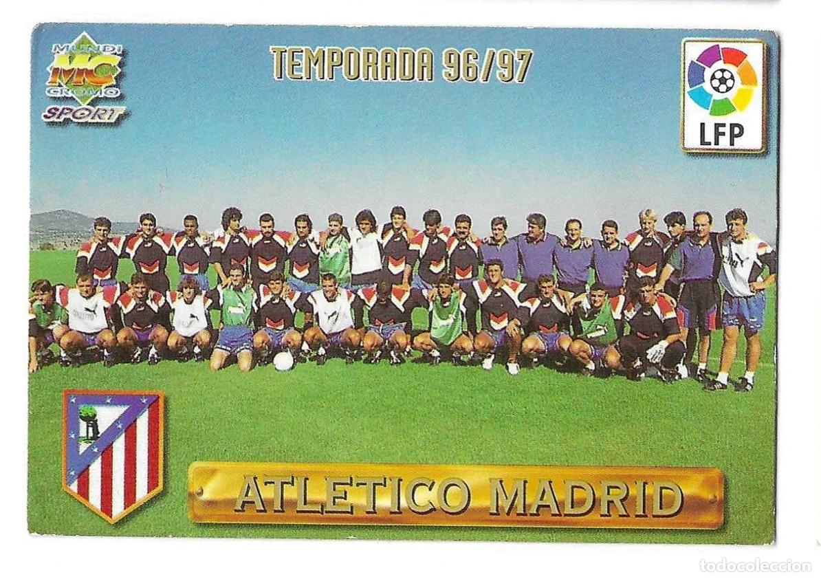 Cromos de Futebol: PLANTILLA ATLETICO MADRID - LIGA 96-97 - 1 MUNDI CROMO