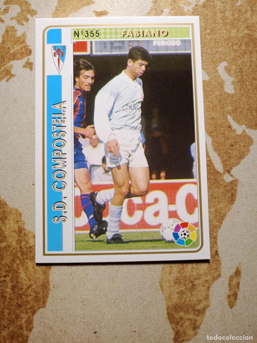 Fu&szlig;ball-Sticker: Compostela 355 FABIANO Mundicromo la liga 1994-95