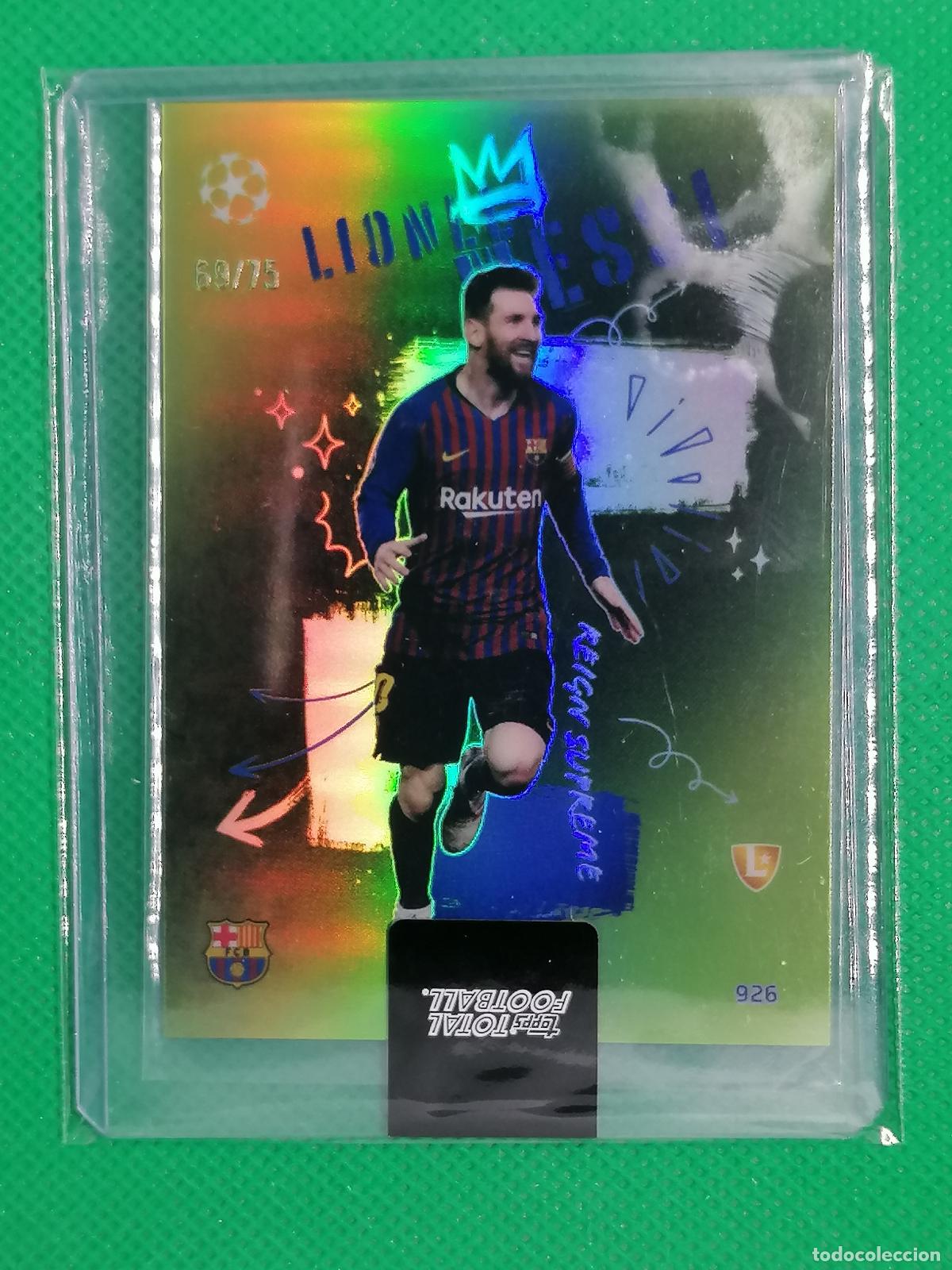 Cartes &agrave; collectionner de Football: 926 LIONEL MESSI BARCELONA REIGN SUPREME /75 ⚽ TTF TOPPS TOTAL FOOTBALL 24 25 2024 2025 ⚽