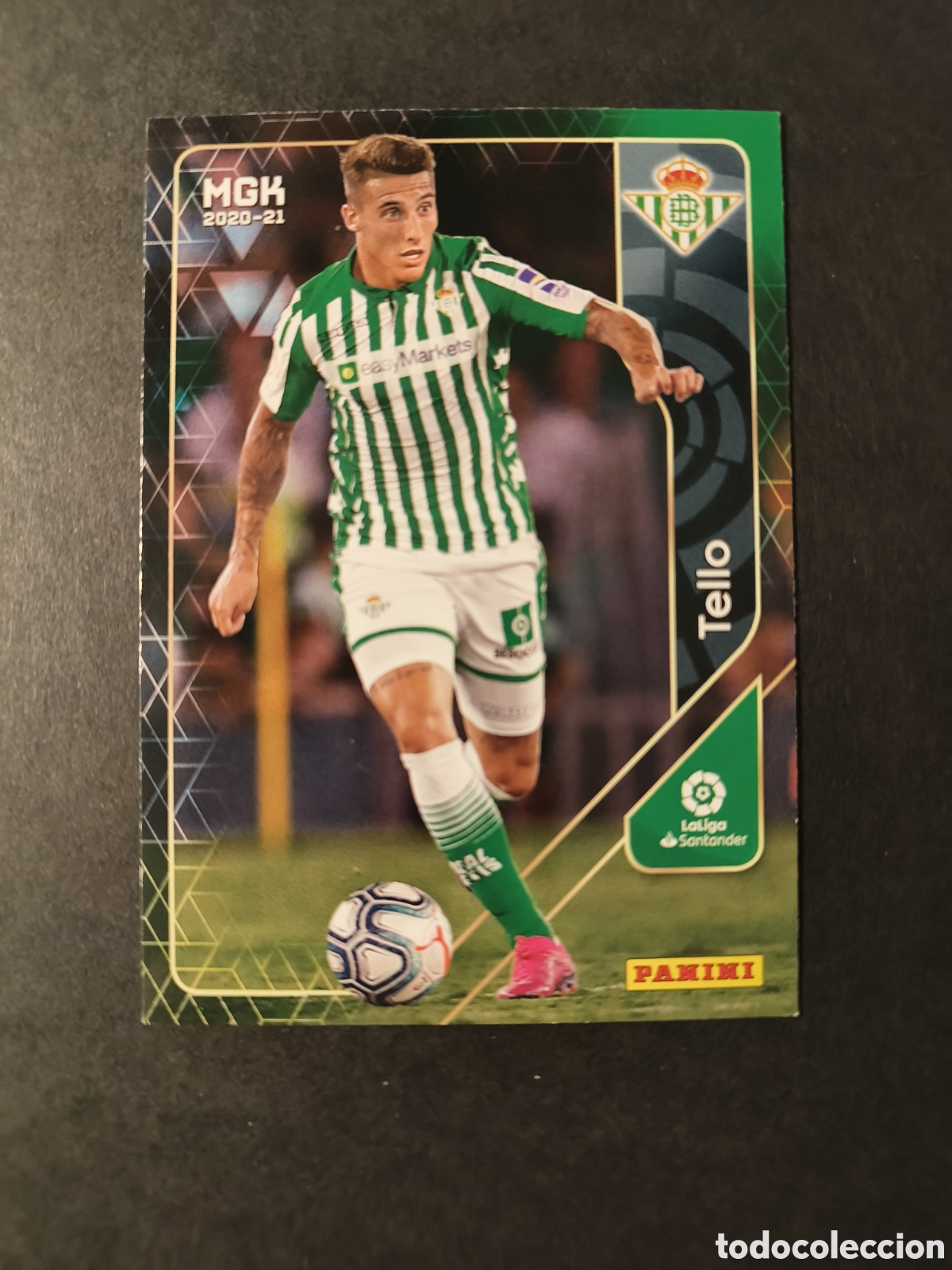 Cromos de F&uacute;tbol: Megacracks 2020/21 88 Tello Betis