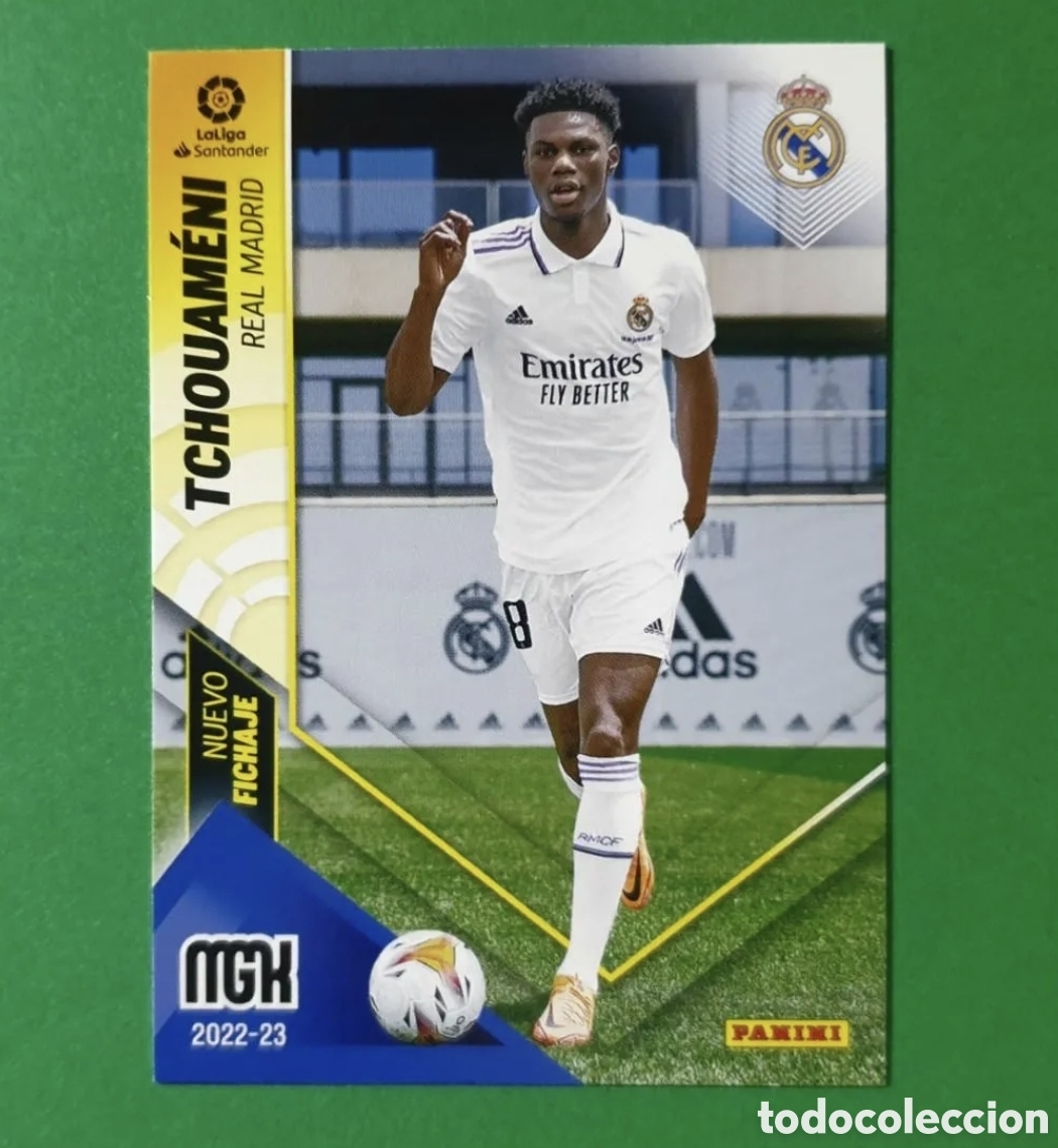 Figurine di Calcio: 433 TCHOUAM&Eacute;NI (NUEVO FICHAJE) - REAL MADRID - MEGACRACKS 2022-23 - MGK 22/23 (NUEVO)