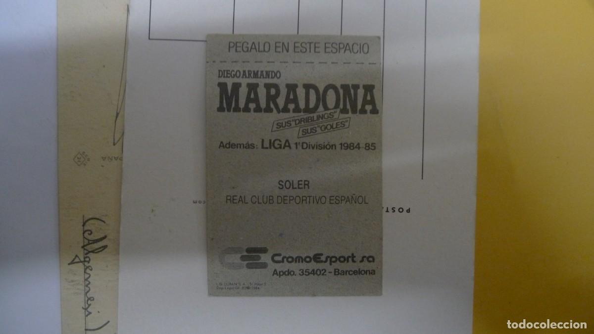 Cromos de f&uacute;tbol: Soler - Espa&ntilde;ol - 1984/85 - Foto 2