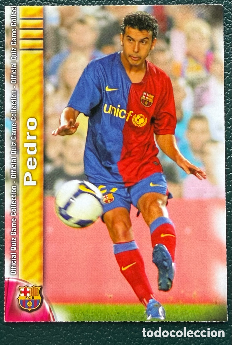 Cromos de f&uacute;tbol: 11 PEDRO FC BARCELONA FICHAS ALBUM MUNDICROMO 2009 2010 09 10