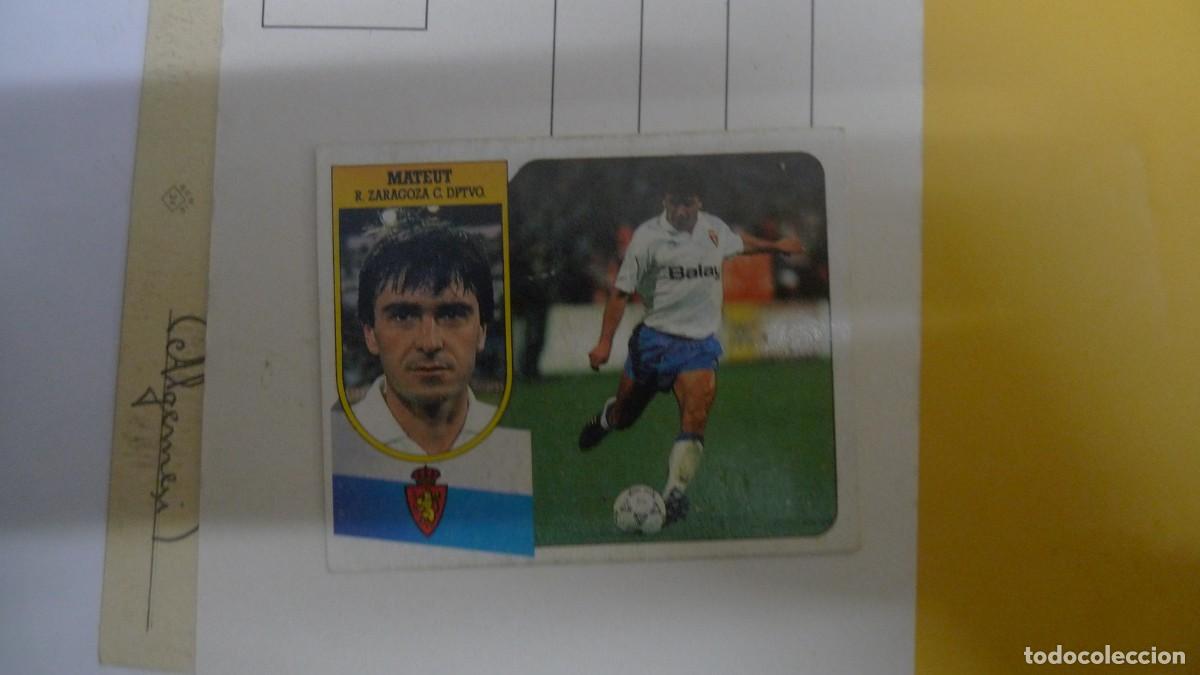 Fu&szlig;ball-Sticker: Mateut - Zaragoza Este 91-92