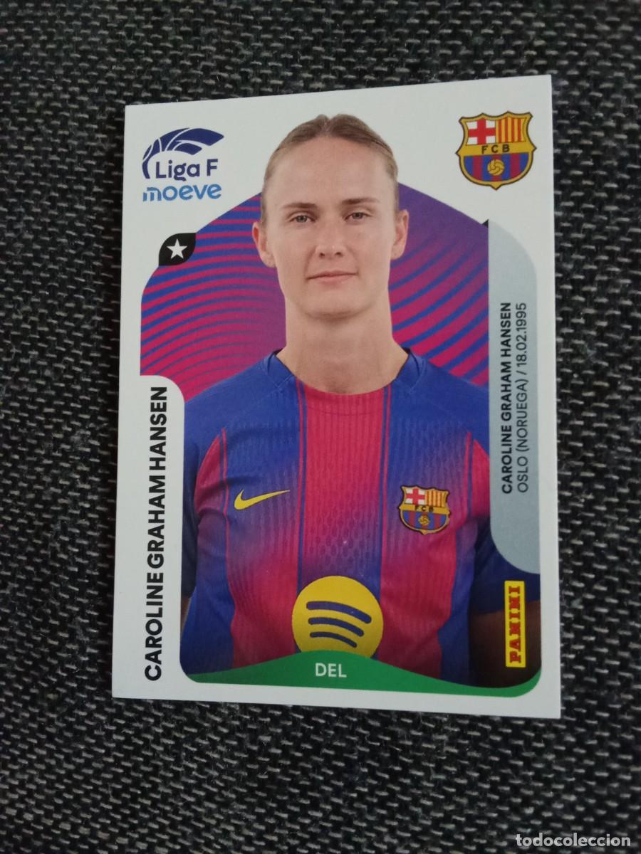 Fu&szlig;ball-Sticker: 100 Caroline Graham hansen FC Barcelona liga F moeve 2025-26
