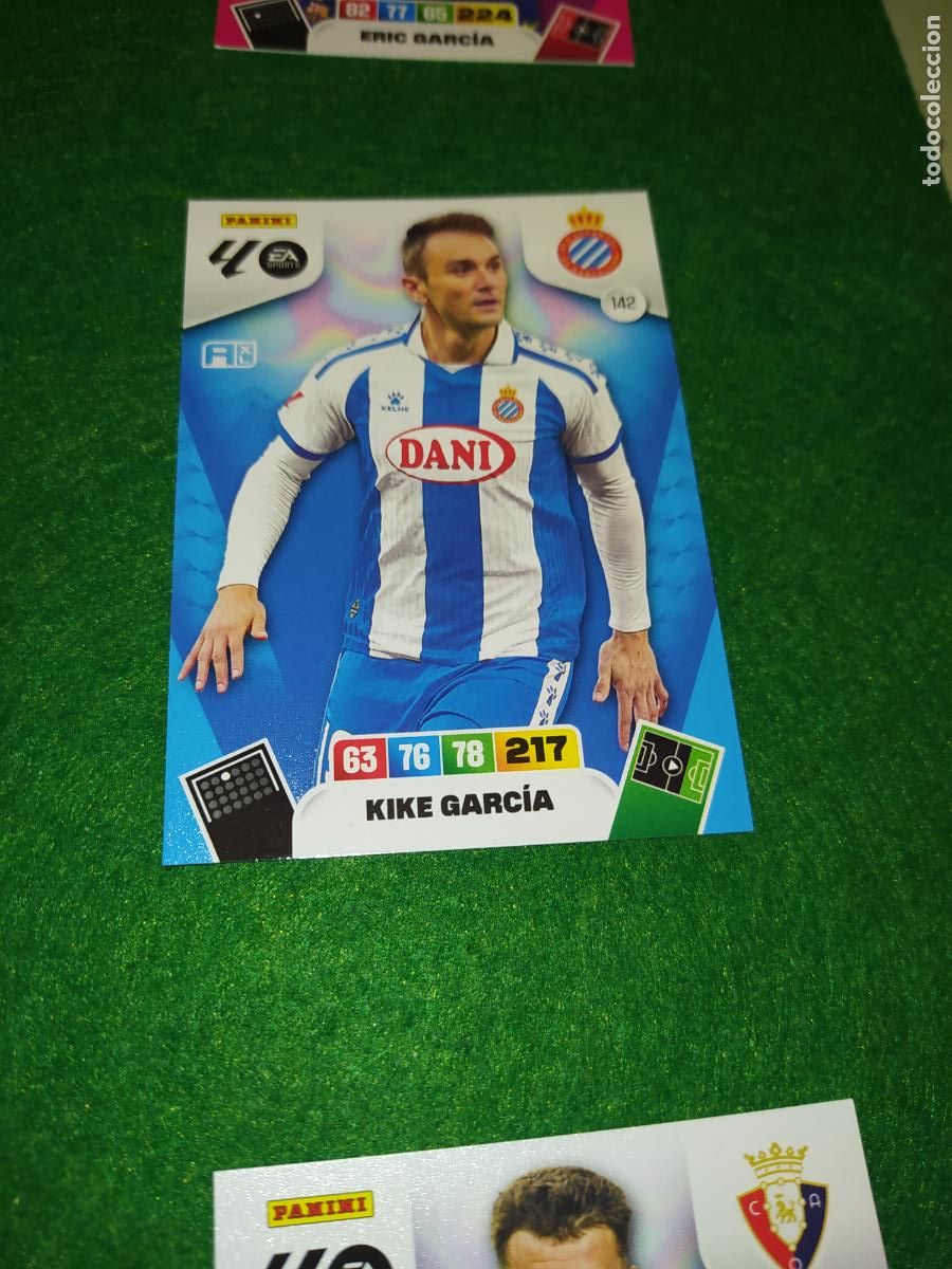 Cartes &agrave; collectionner de Football: adrenalyn xl 2025 2026 codigo sin activar espanyol n&ordm; 142 kike garcia