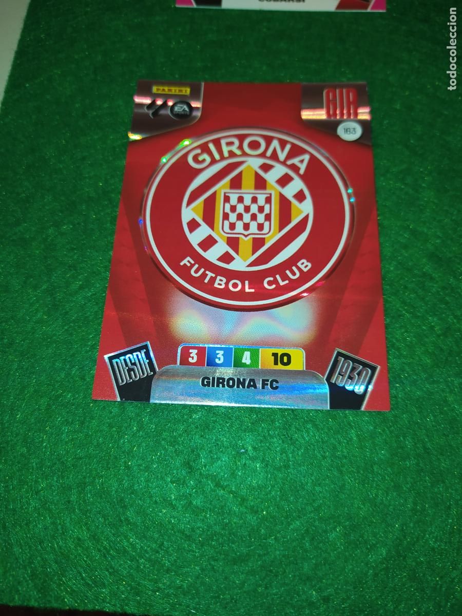 Fu&szlig;ball-Sticker: adrenalyn xl 2025 2026 codigo sin activar girona n&ordm; 163 escudo