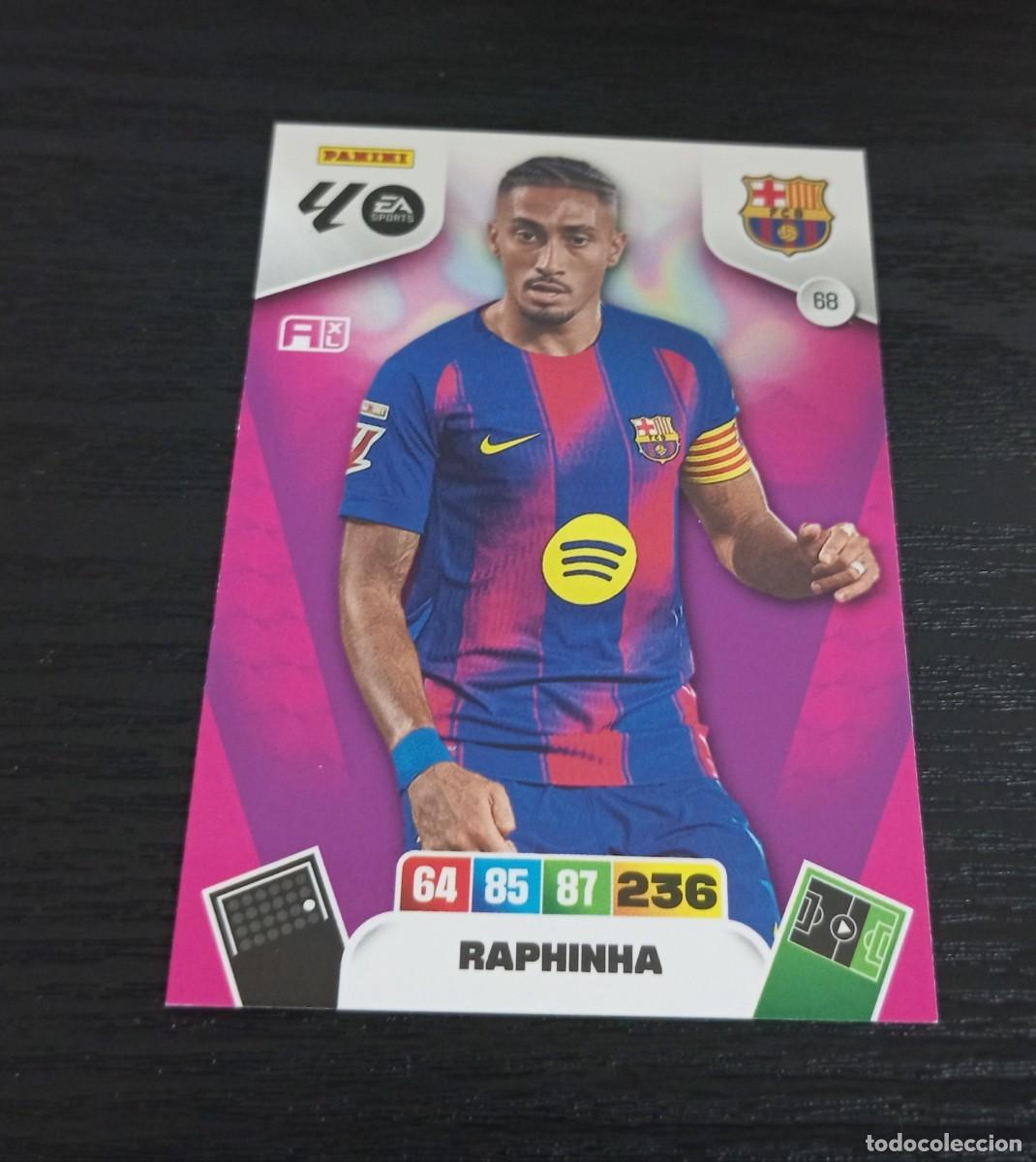 Football Stickers: -ADRENALYN 25-26 : 68 RAPHINHA ( BARCELONA )