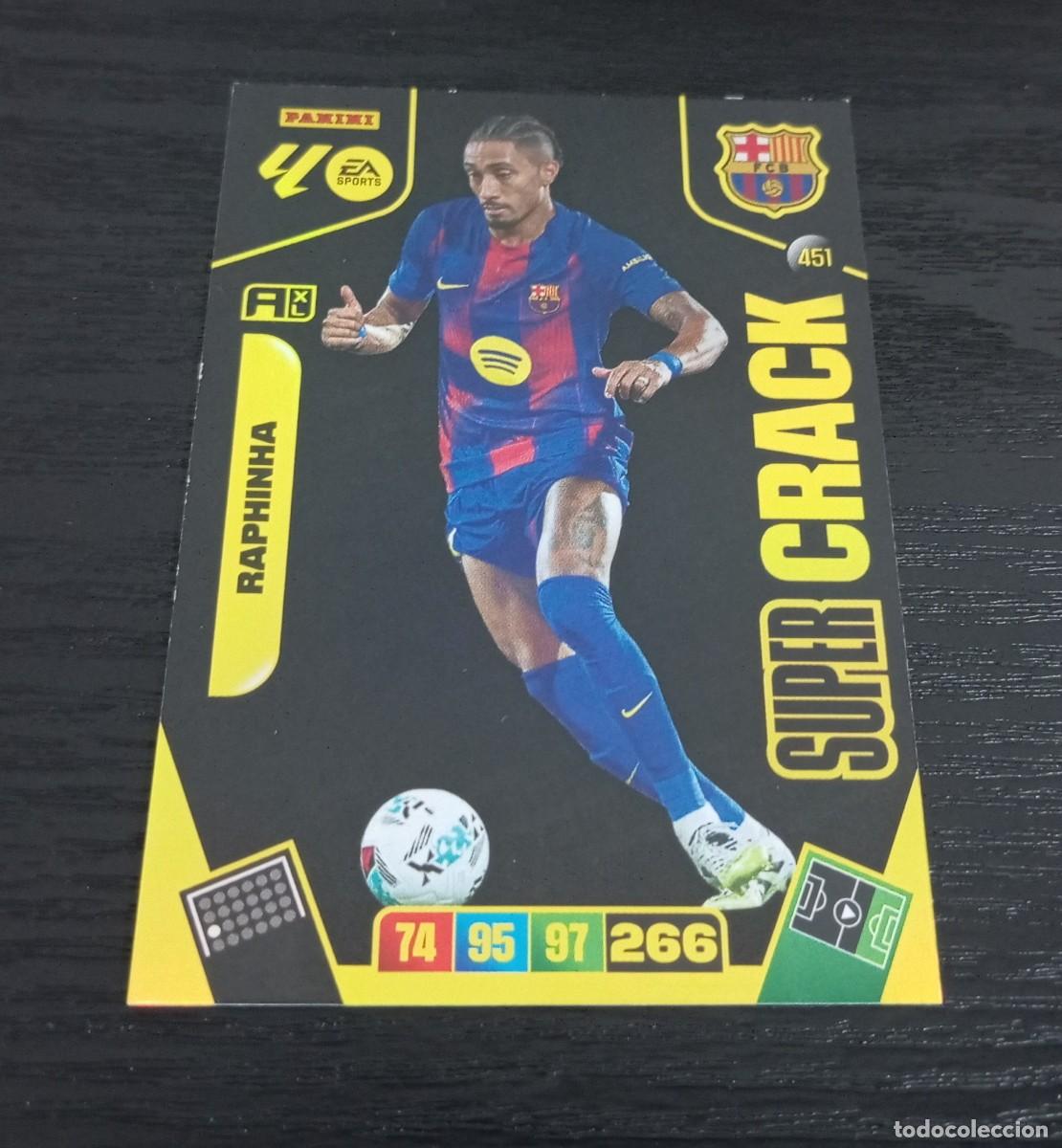 Cromos de f&uacute;tbol: -ADRENALYN 25-26 : 451 RAPHINHA ( BARCELONA ) -- SUPER CRACK --