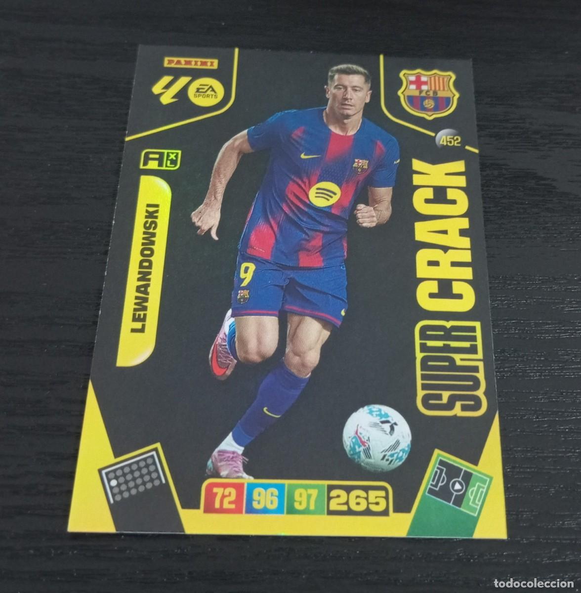 Figurine di Calcio: -ADRENALYN 25-26 : 452 LEWANDOWSKI ( BARCELONA ) -- SUPER CRACK --