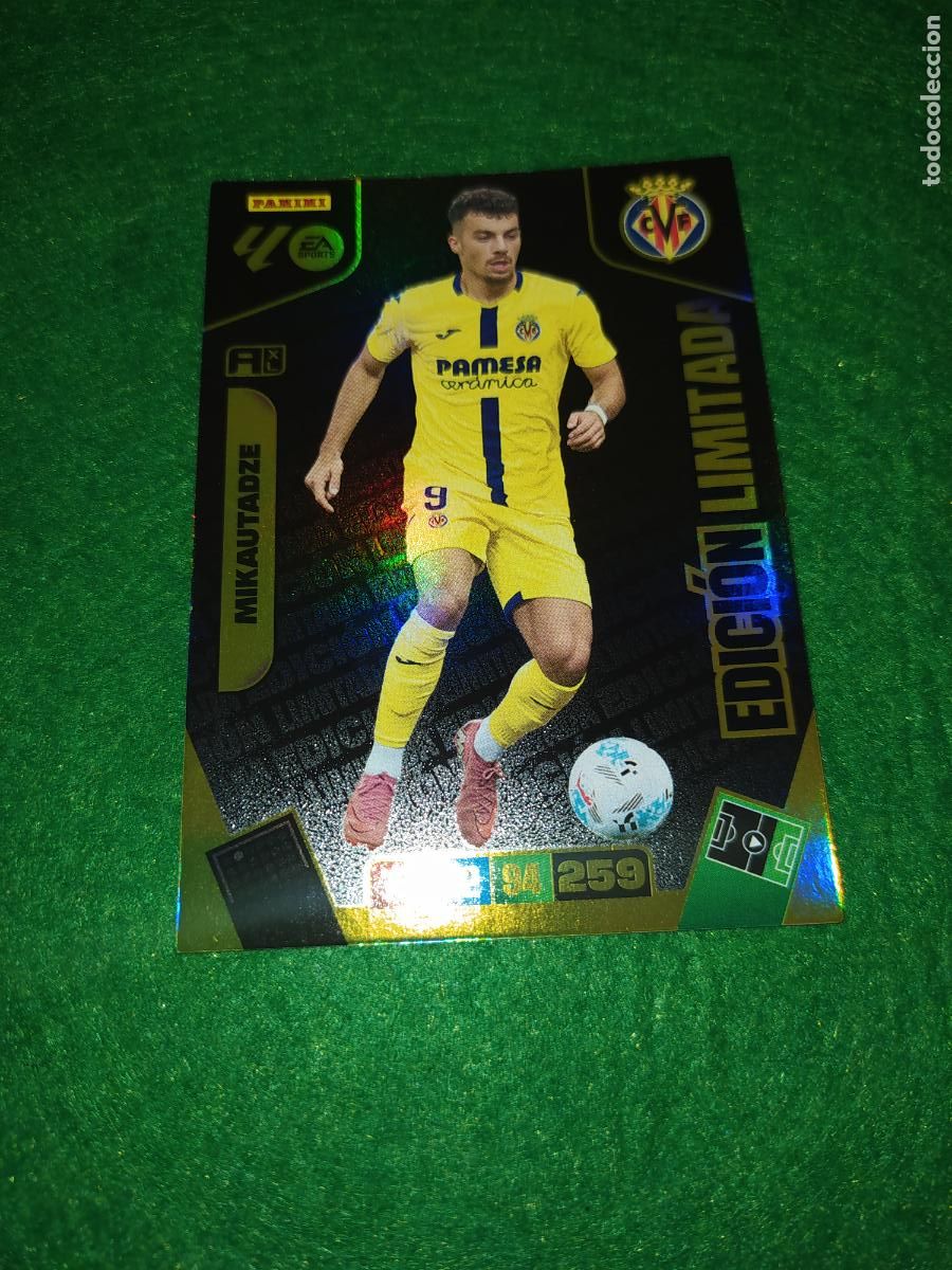 Figurine di Calcio: adrenalyn xl 2025 2026 codigo sin activar EDICION LIMITADA MIKAUTADZE VILLARREAL