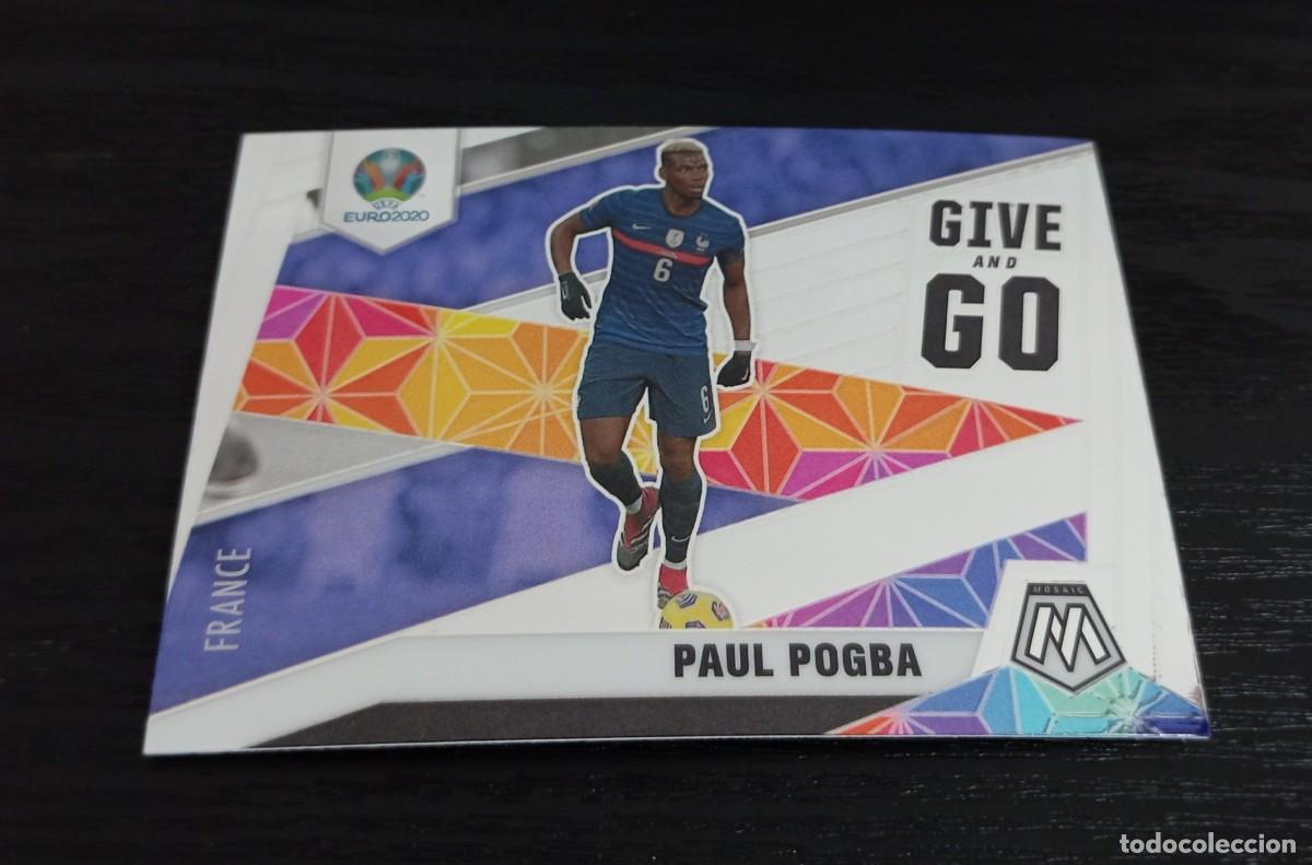 Cromos de f&uacute;tbol: -PANINI 20-21 MOSAIC UEFA EURO SOCCER 2020 : 8 PAUL POGBA ( FRANCIA ) -- GIVE AND GO --